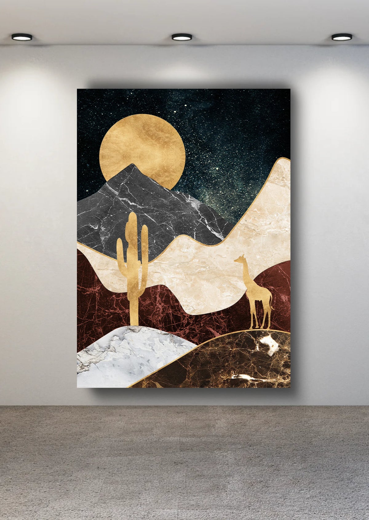 油彩画 秋　　 oil canvas 120cm x 70cm Original 21