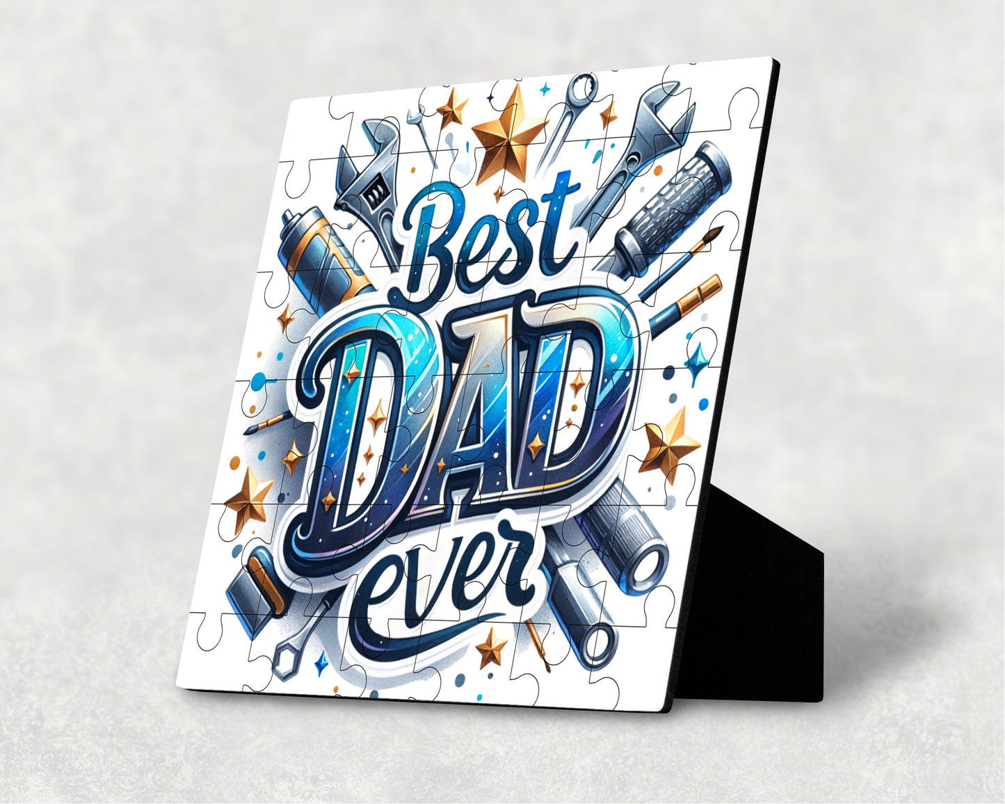 Best Dad Ever Design 3 36 Piece Puzzle Gift - Perfect for Father's Day