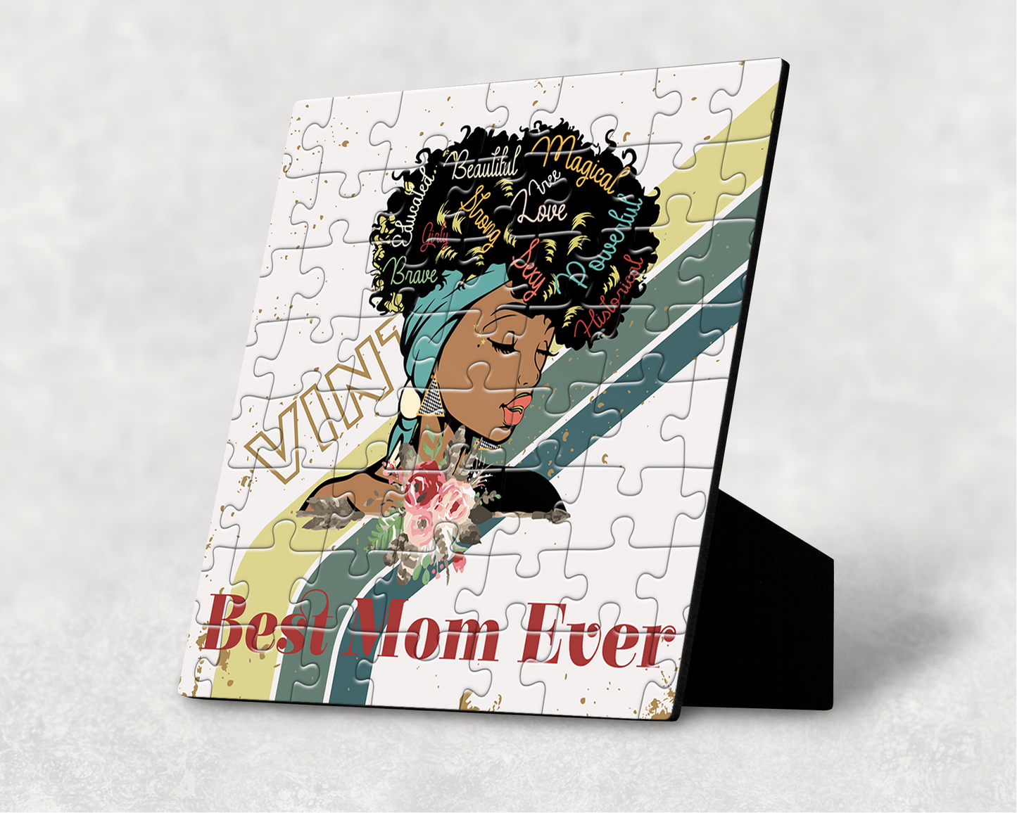 36 Piece Custom Puzzle Best Mom Ever Design