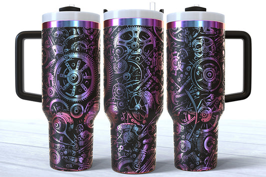 40 Ounce Powder Coated Gearheads Custom Tumbler