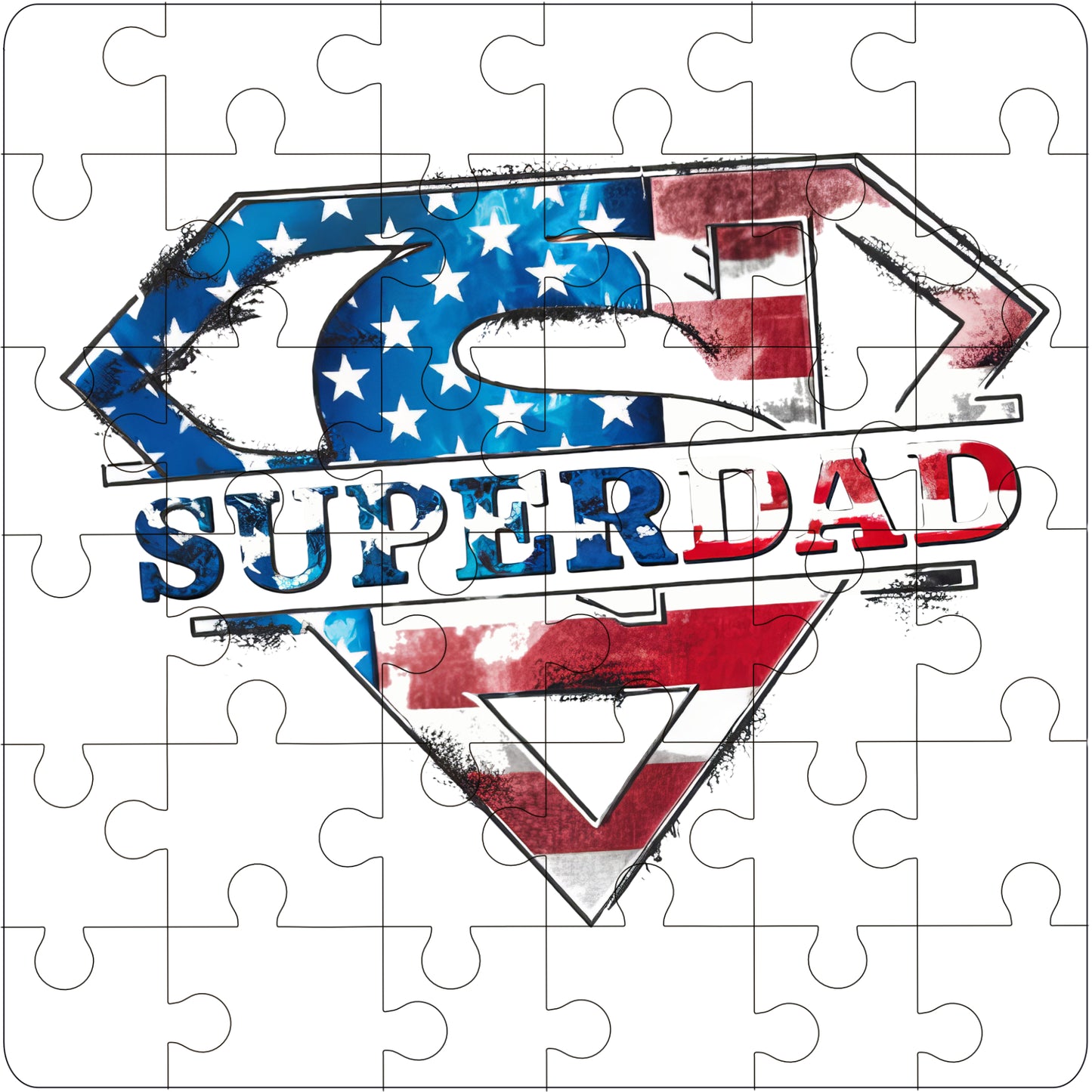 Super Dad Version 2 36 Piece Puzzle Gift