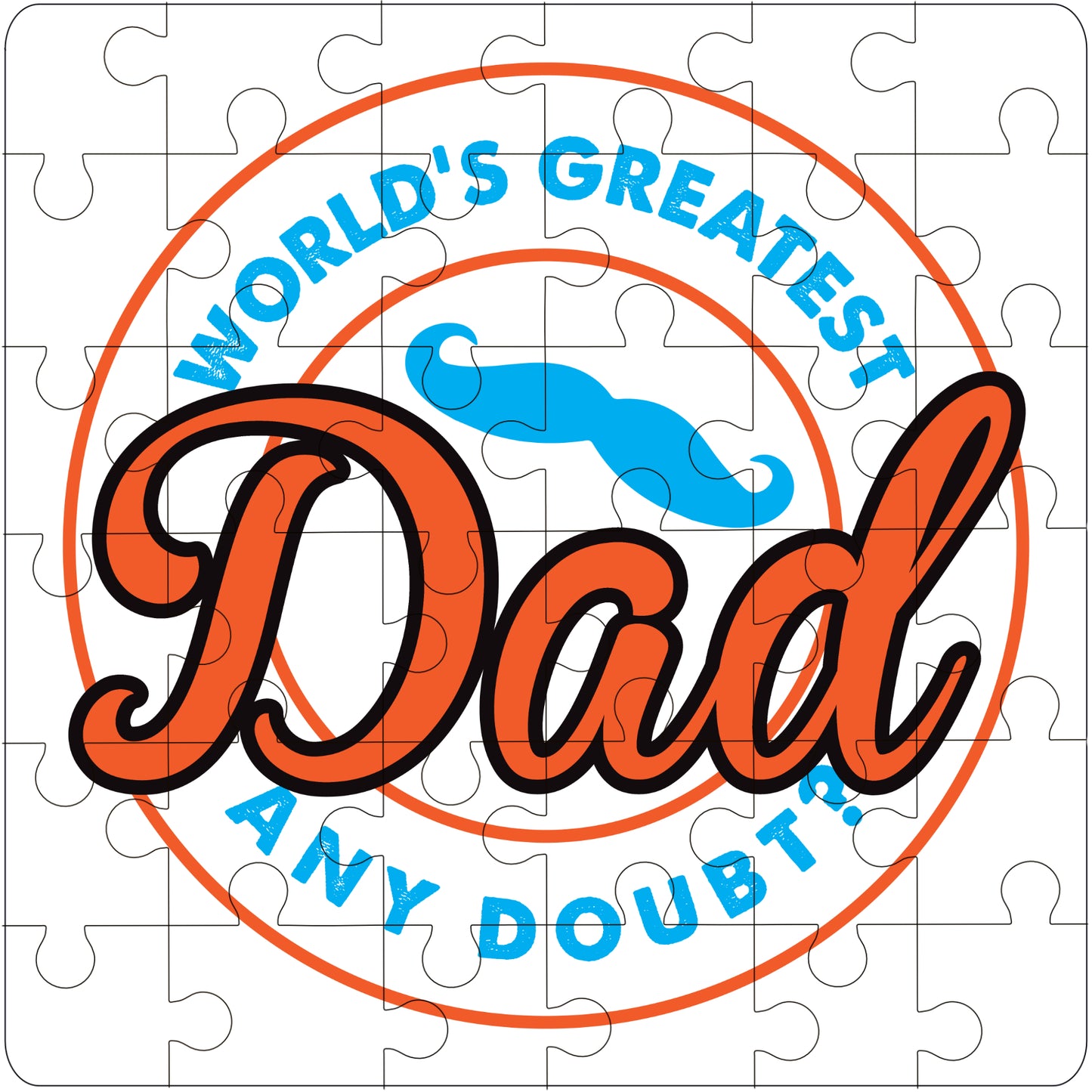 World's Greatest Dad Version 1 36 Piece Puzzle Gift