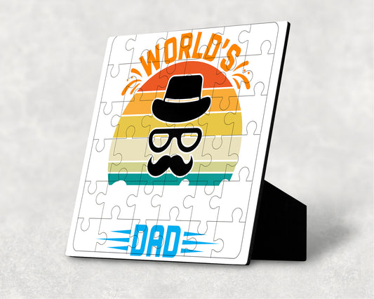 World's Greatest Dad Version 4 36 Piece Puzzle Gift