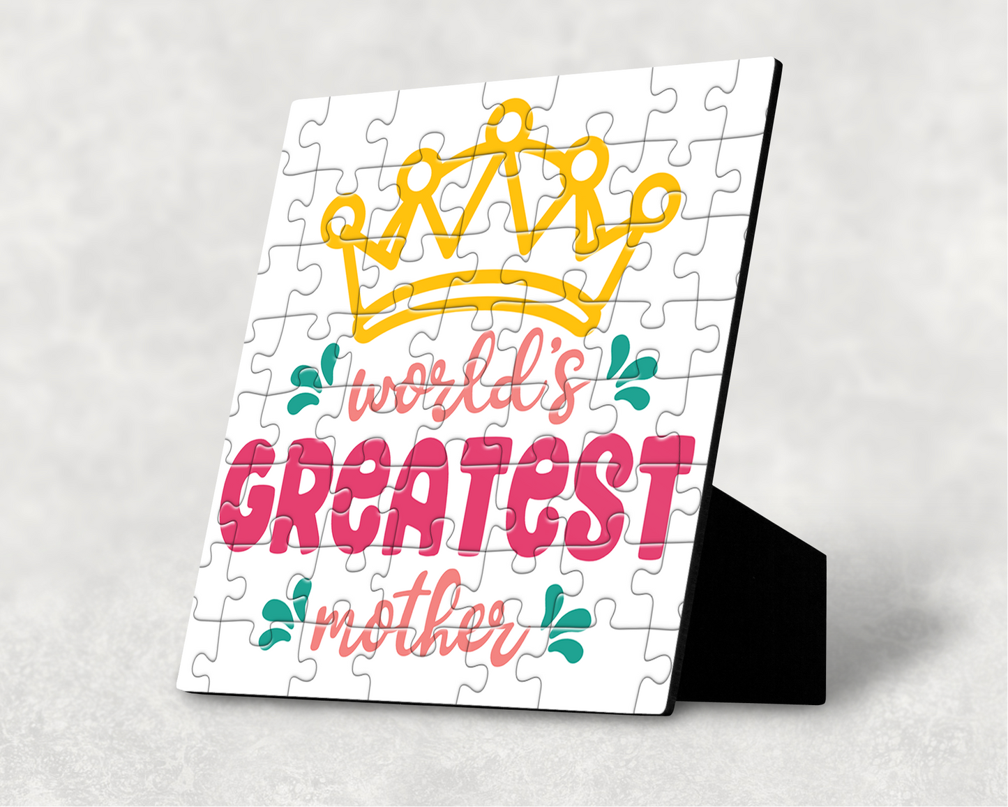 36 Piece Custom Puzzle World's Greatest Mom Design 1